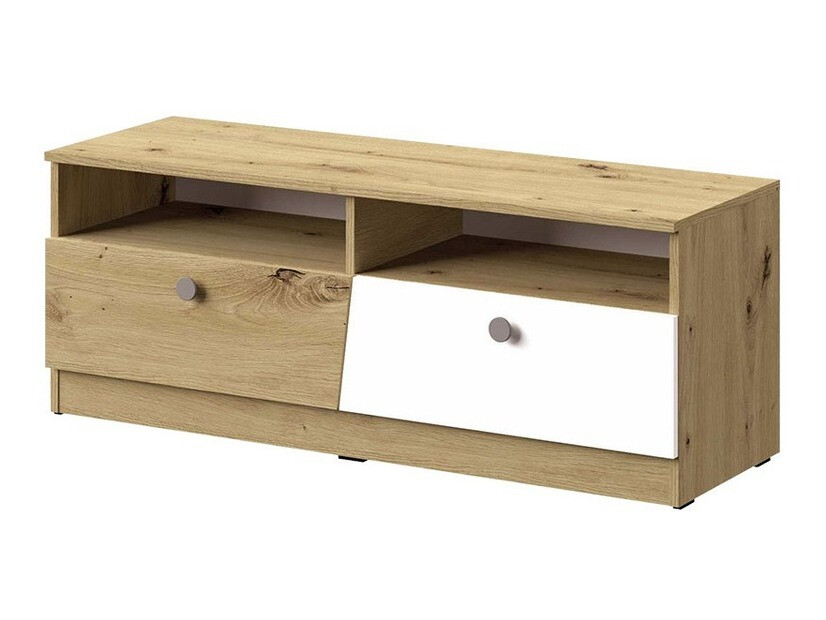 TV stol Almira 107 (Artisan hrast + Bijela + Siva)
