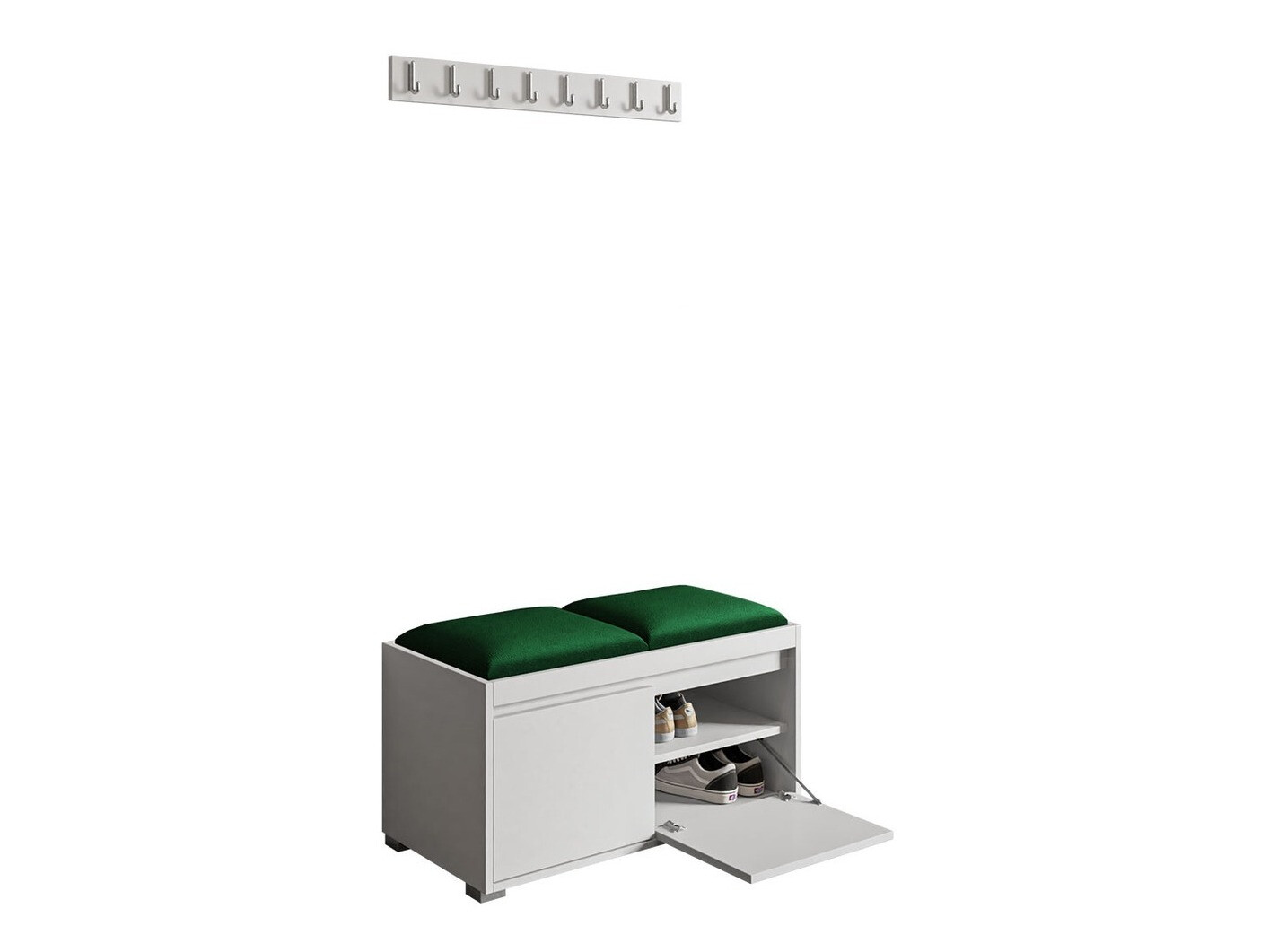 Set za hodnik Comfivo Pinus I (Bijela + Manila 35)