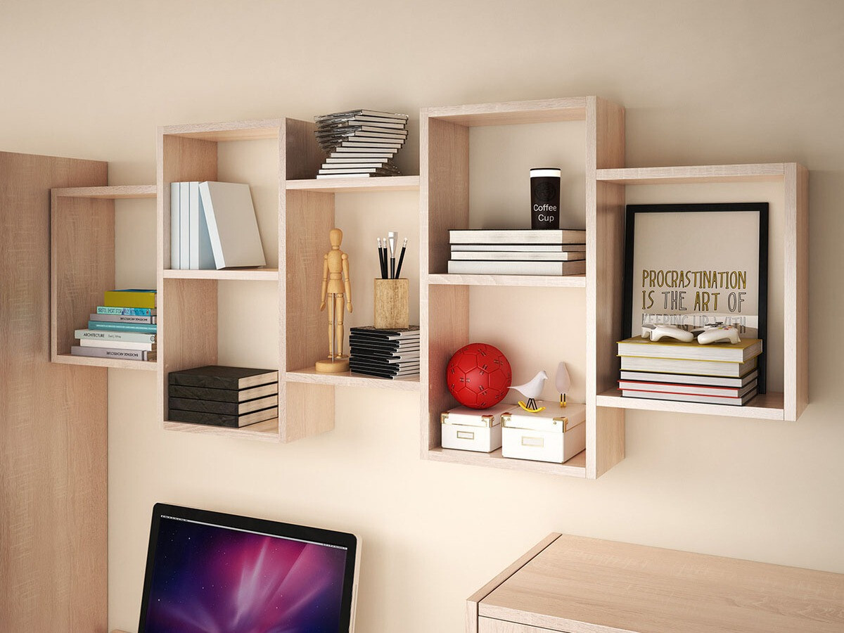 Zidna polica Sarasota 103 (Sonoma hrast)