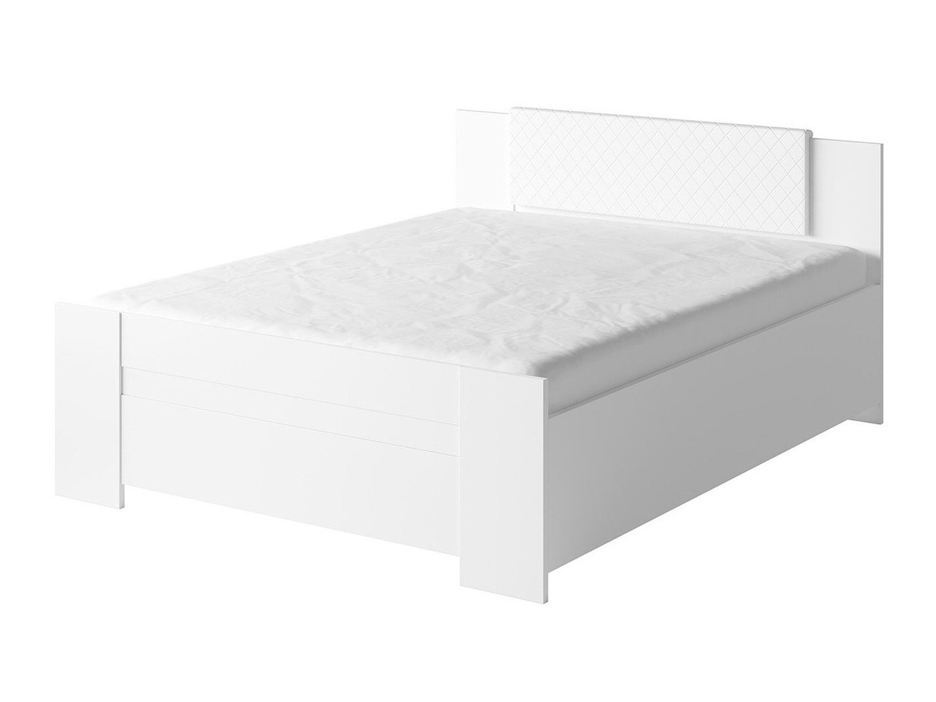Set za spavaću sobu Catromi 114 (Bijela + Soft Pik 017)