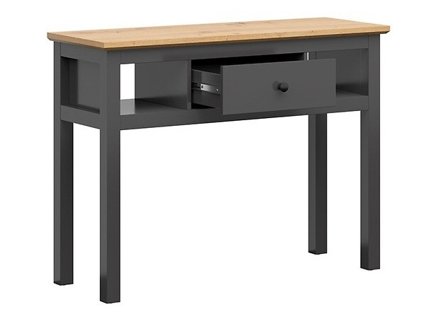 Konzolni stolić Sordoro 120 (Grafit + Hrast Artisan)