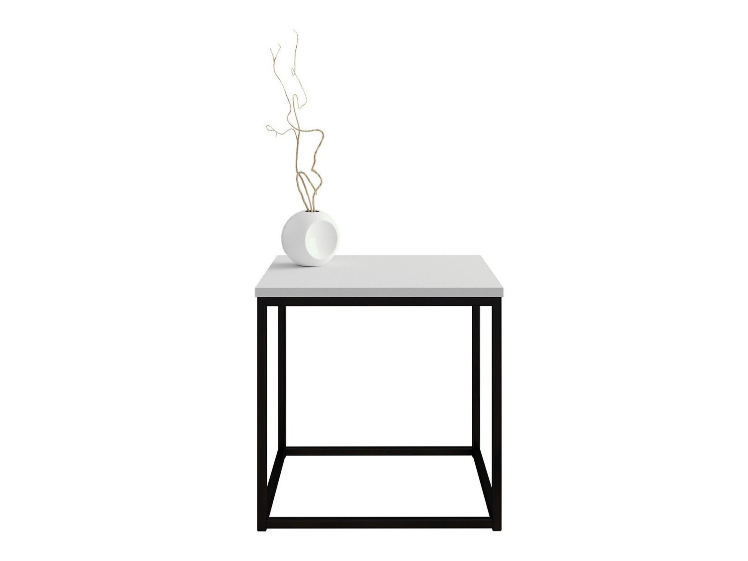 Stolić za kavu Germantown 106 (Mat crna + Sjajno bijela)