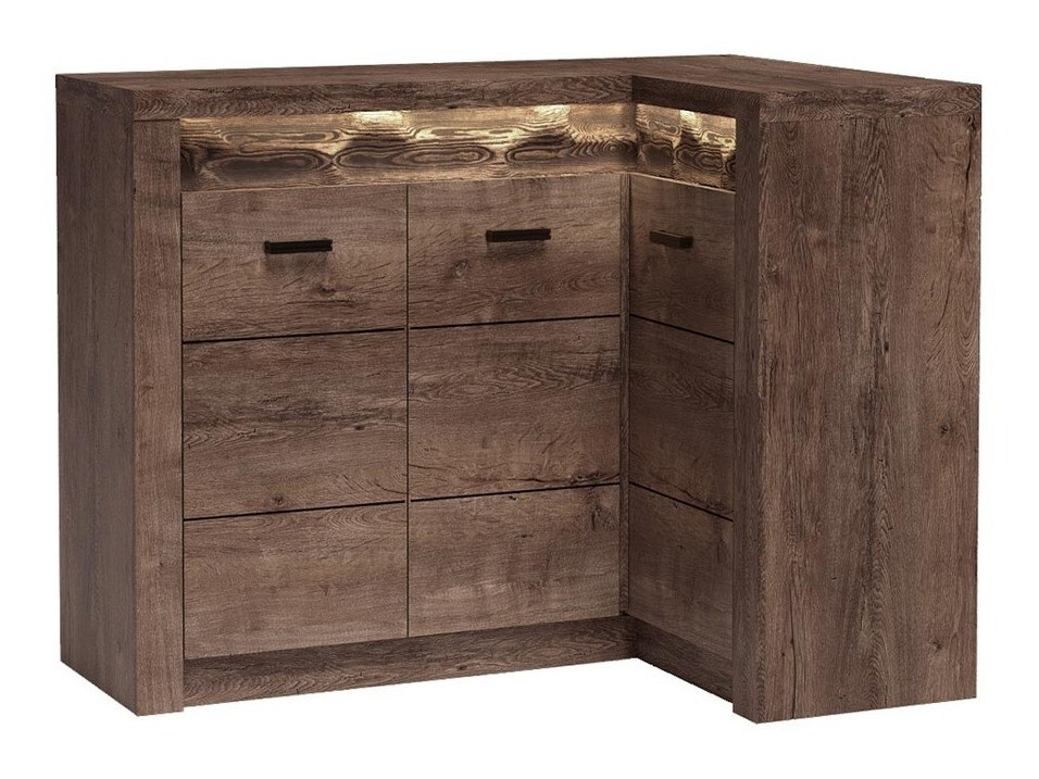 Kutni ormarić Serfeno 112 (Tamni jasen)