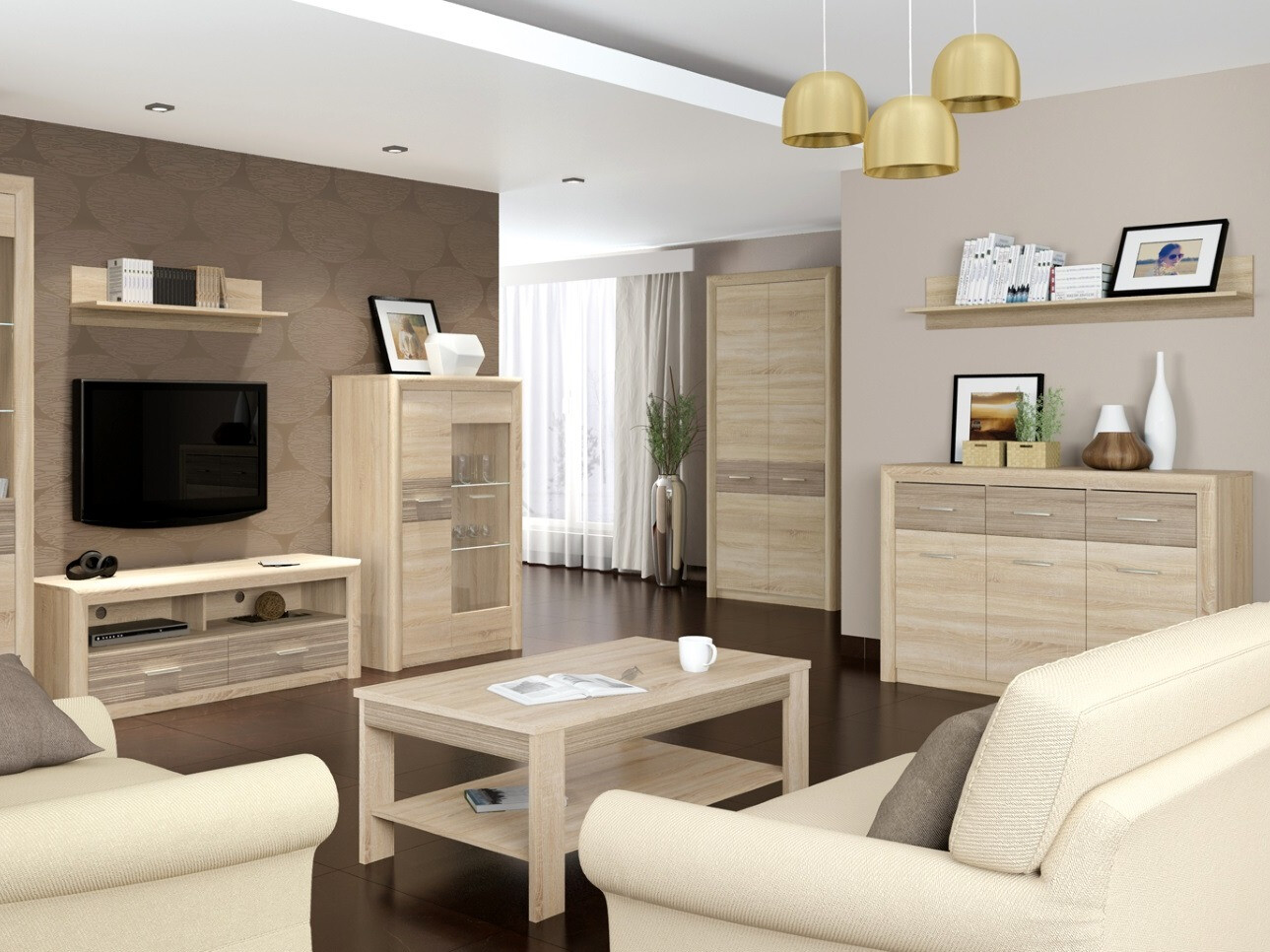 Zidna polica Tivmori 110