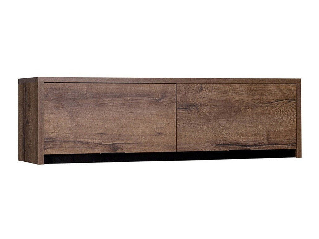 Zidni ormarić Fivelbo 111 (Monastery hrast + Sjajno crna)