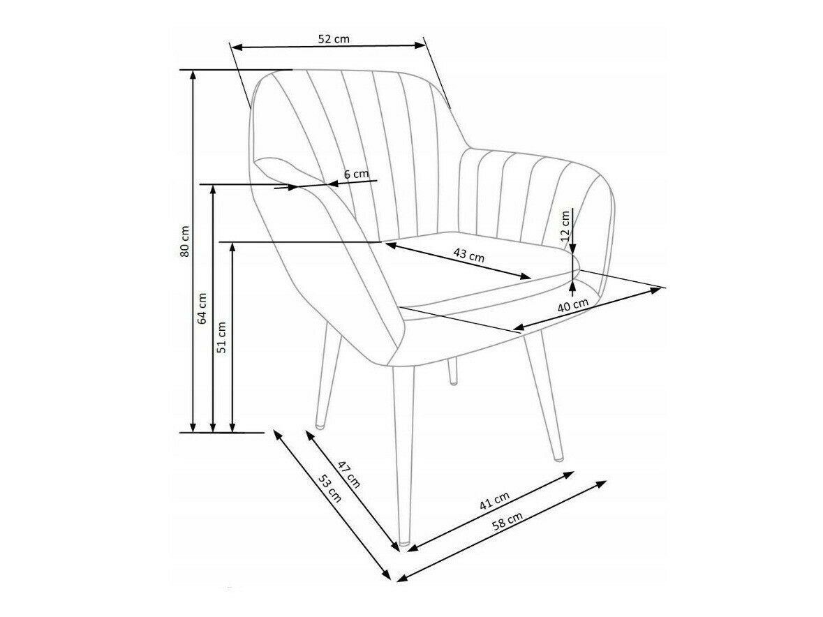 Stolica Houston 1220 (Tamnozelena)
