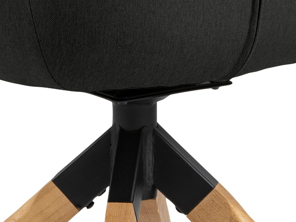 Stolica Norsica 391 (Tamno siva + Svijetlo drvo)