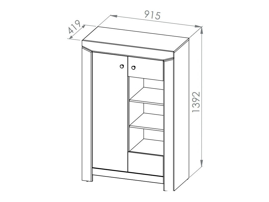 Ormarić Mavevare 110