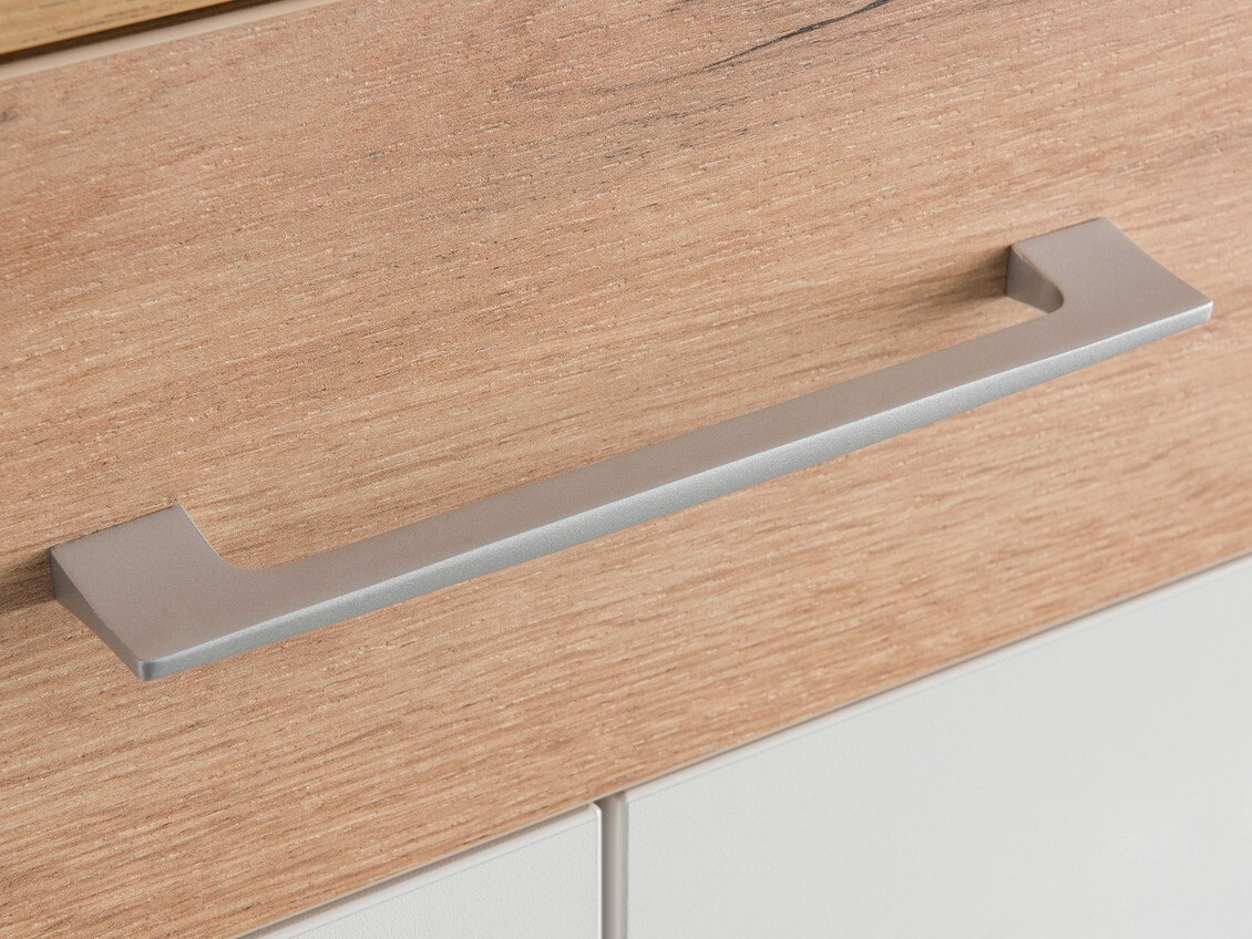 Ormarić za cipele Nuveno 102 (Bijela + Navarra hrast)