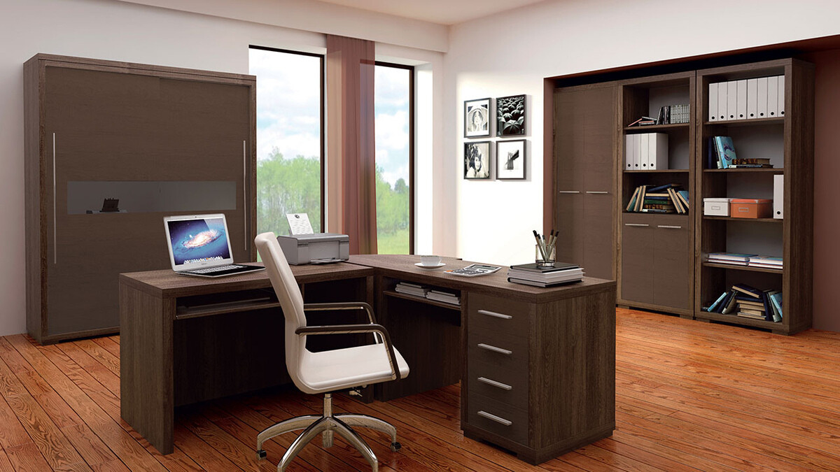 Polica Fiomeri 125 (Tamni hrast Santana)