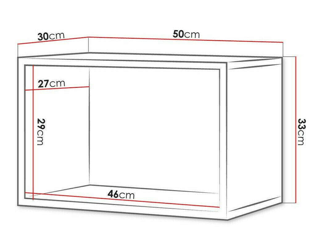 Zidna polica Remus (Zlatni hrast)