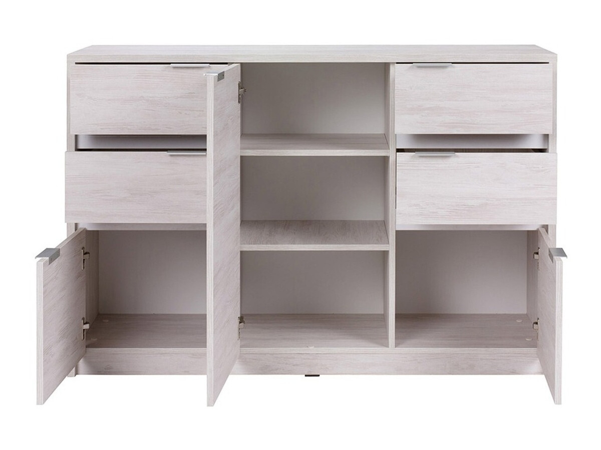 Set za kućni ured Fivelbo 116 (Monastery hrast + Sjajno crna)