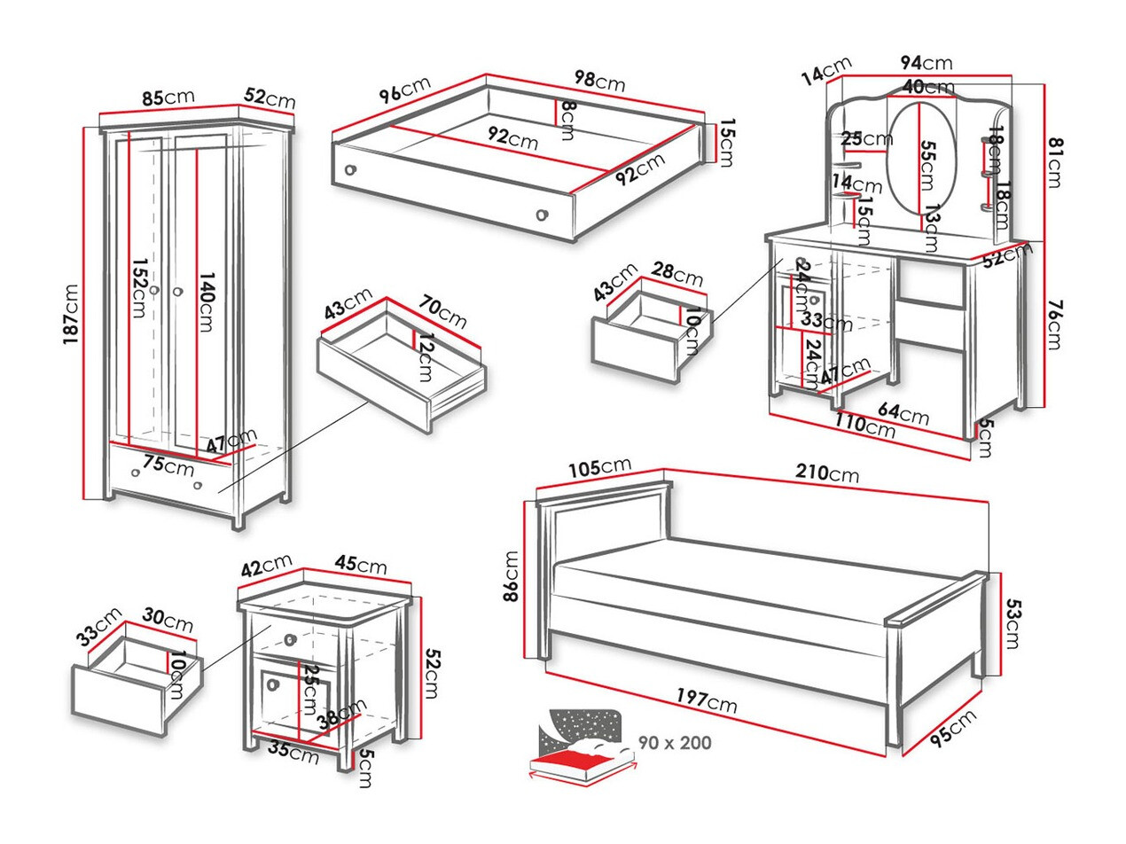 Set namještaja Romelbo 120
