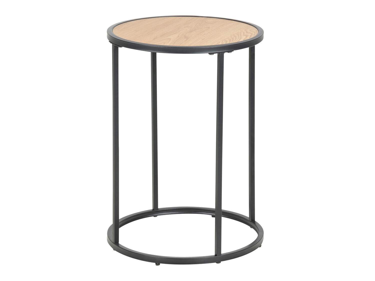 Pomoćni stolić Norsica Sevferi 118 (Divlji hrast + Crna)