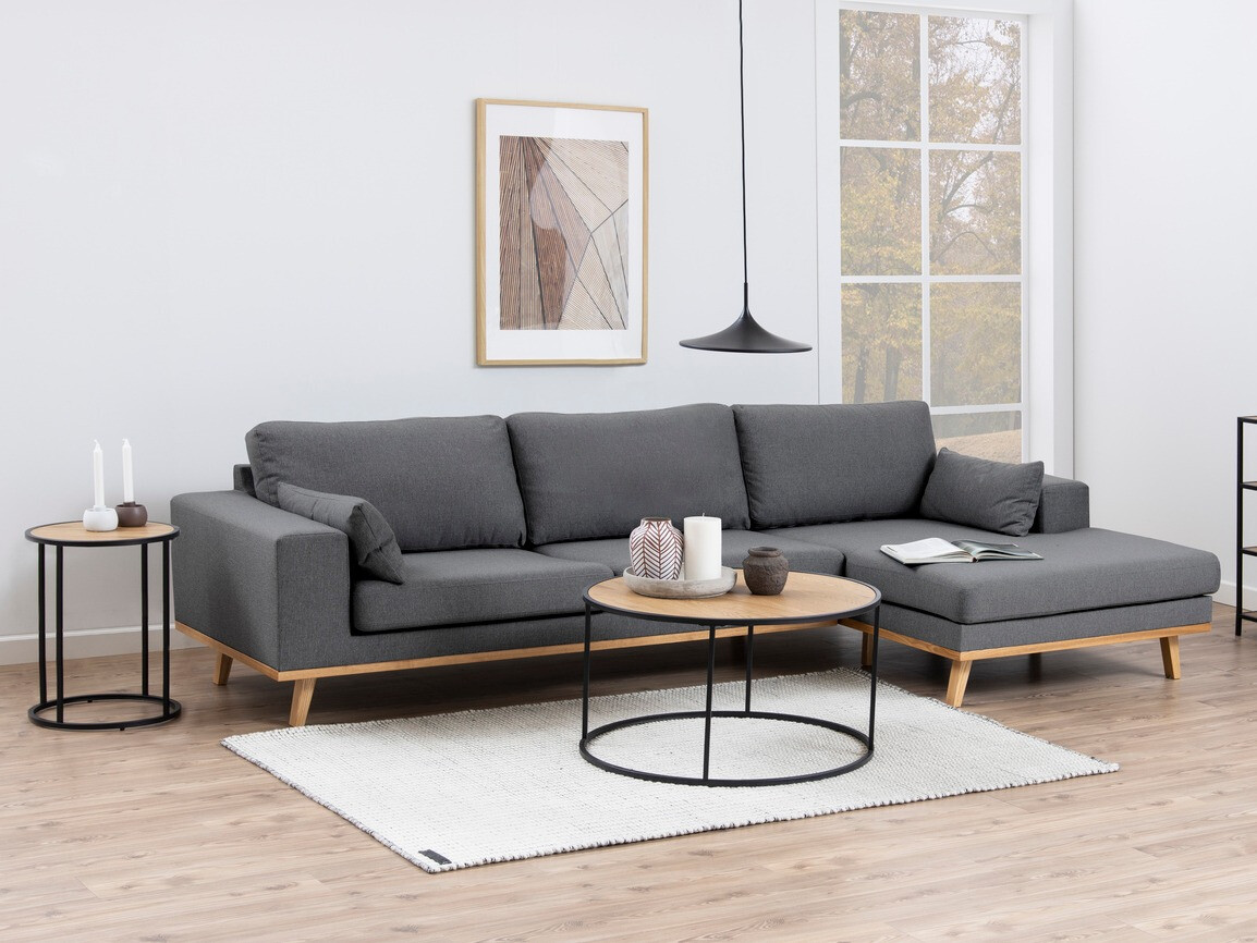 Pomoćni stolić Norsica Sevferi 118 (Divlji hrast + Crna)