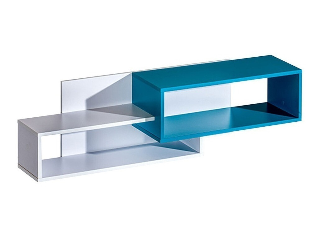 Set za dječju sobu Sorviru 106 (Bijela + Tirkiz)