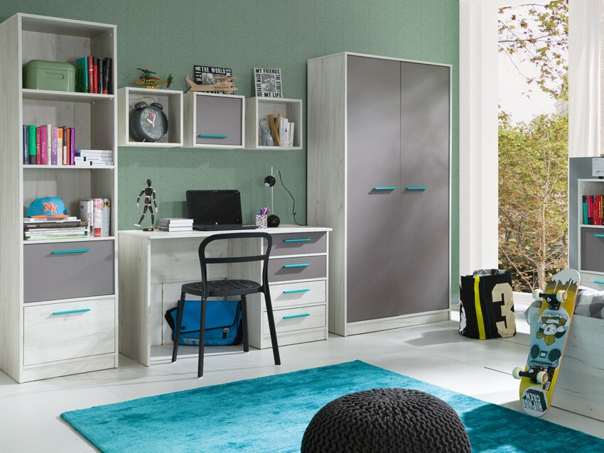 Zidna polica Lorfloi 107