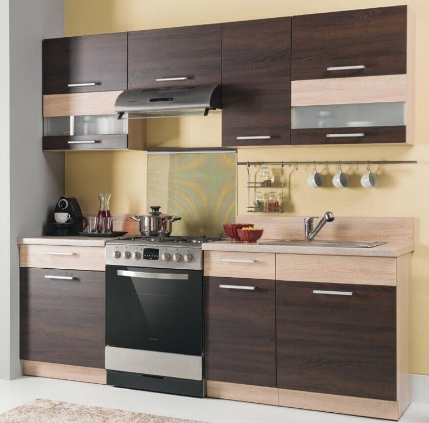 Modularni ormarić s ladicom i vratima Mode Dark 113