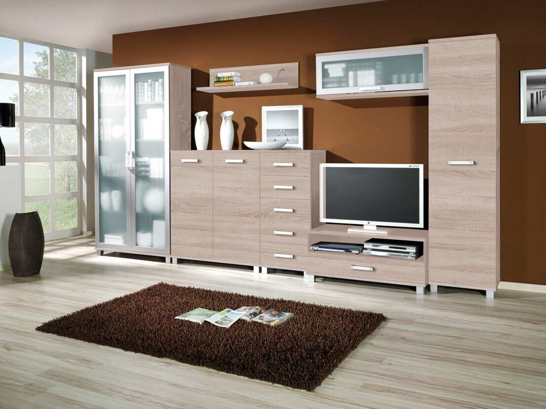 Zidna polica Cirevau 110 (Sonoma hrast)