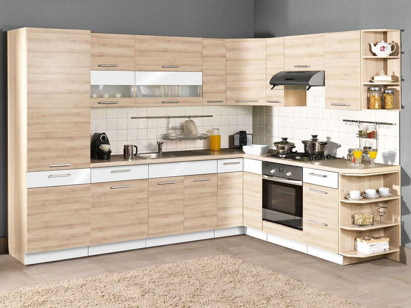 Modularan kutni ormarić Mode Beech 118