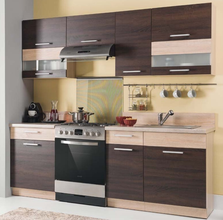 Modularni ormarić za sudoper s vratima Mode Dark 116