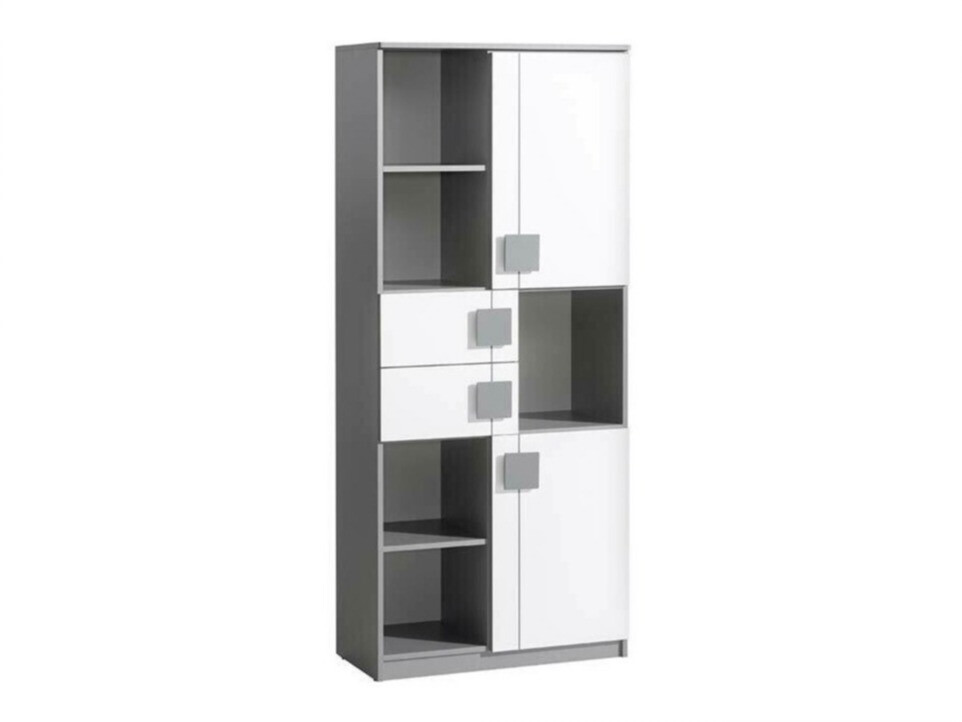 Polica Elmenou 101 (Bijela + Antracit)