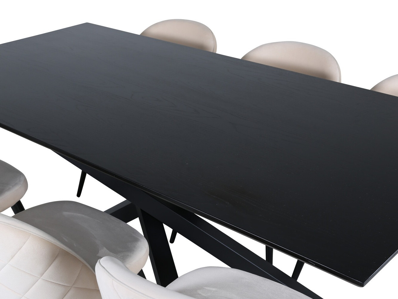 Blagovaonski set Dallas 2693 (Krem + Crna)