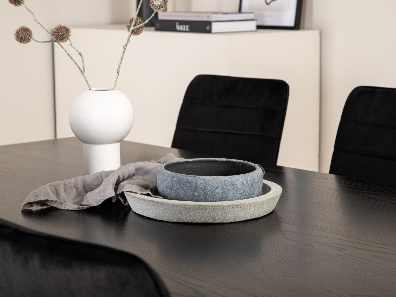 Blagovaonski set Dallas 2697 (Crna)