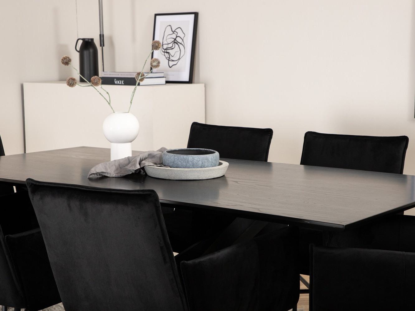 Blagovaonski set Dallas 2703 (Crna)