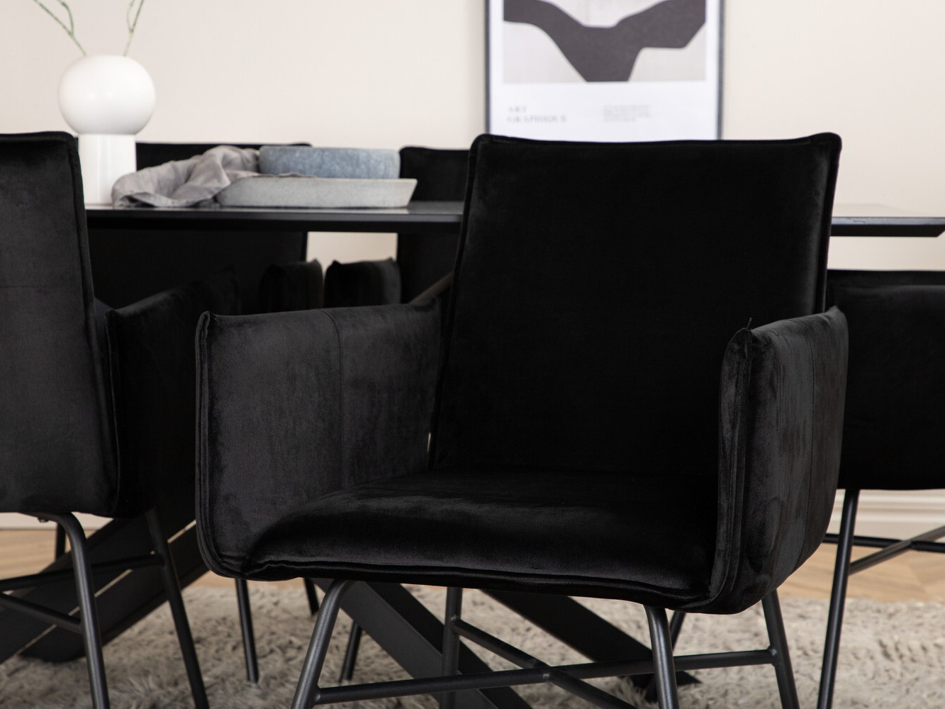 Blagovaonski set Dallas 2703 (Crna)