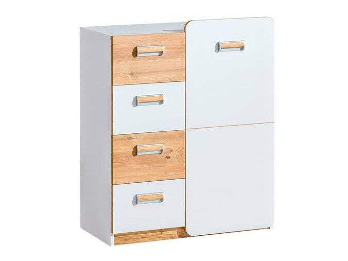 Komoda Ophmora 105 (Hrast + Bijela)