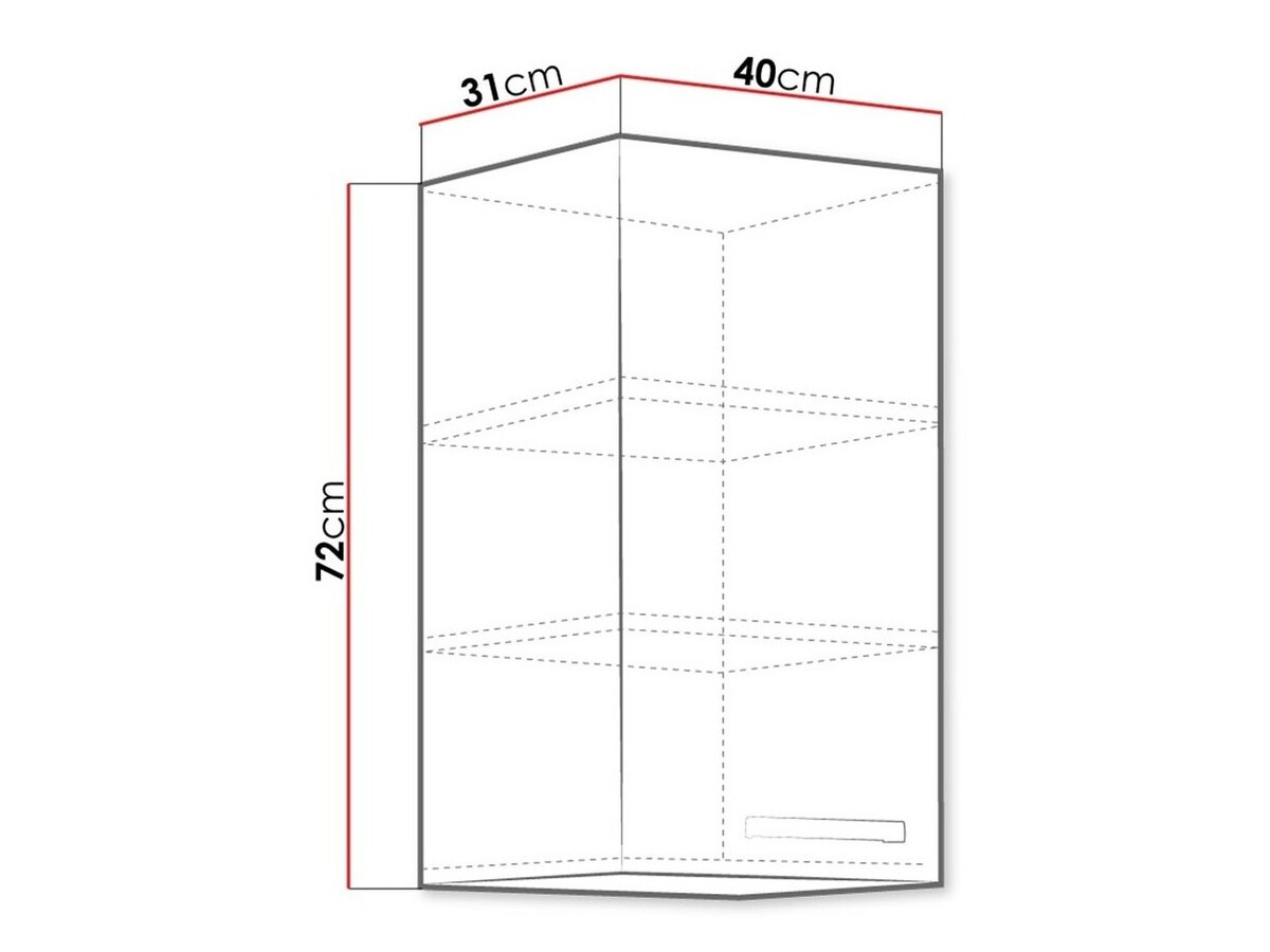 Modularan zidni ormarić Multi Grey 119