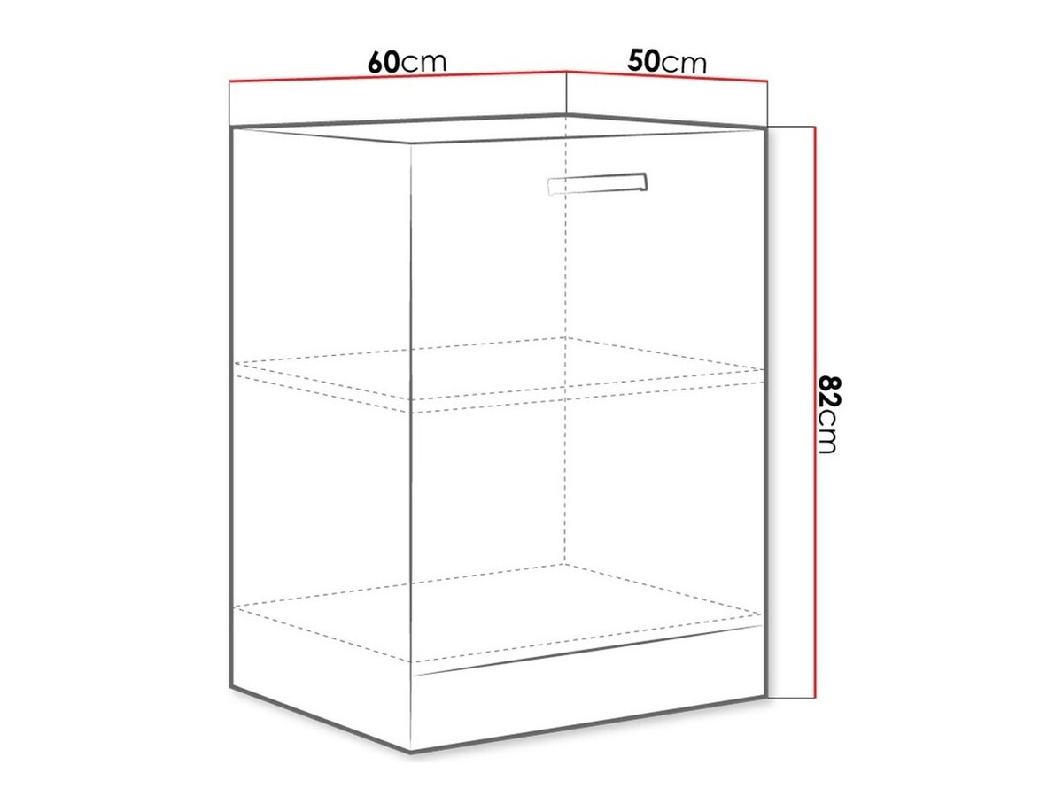 Modularni ormarić s vratima Multi Cream 116