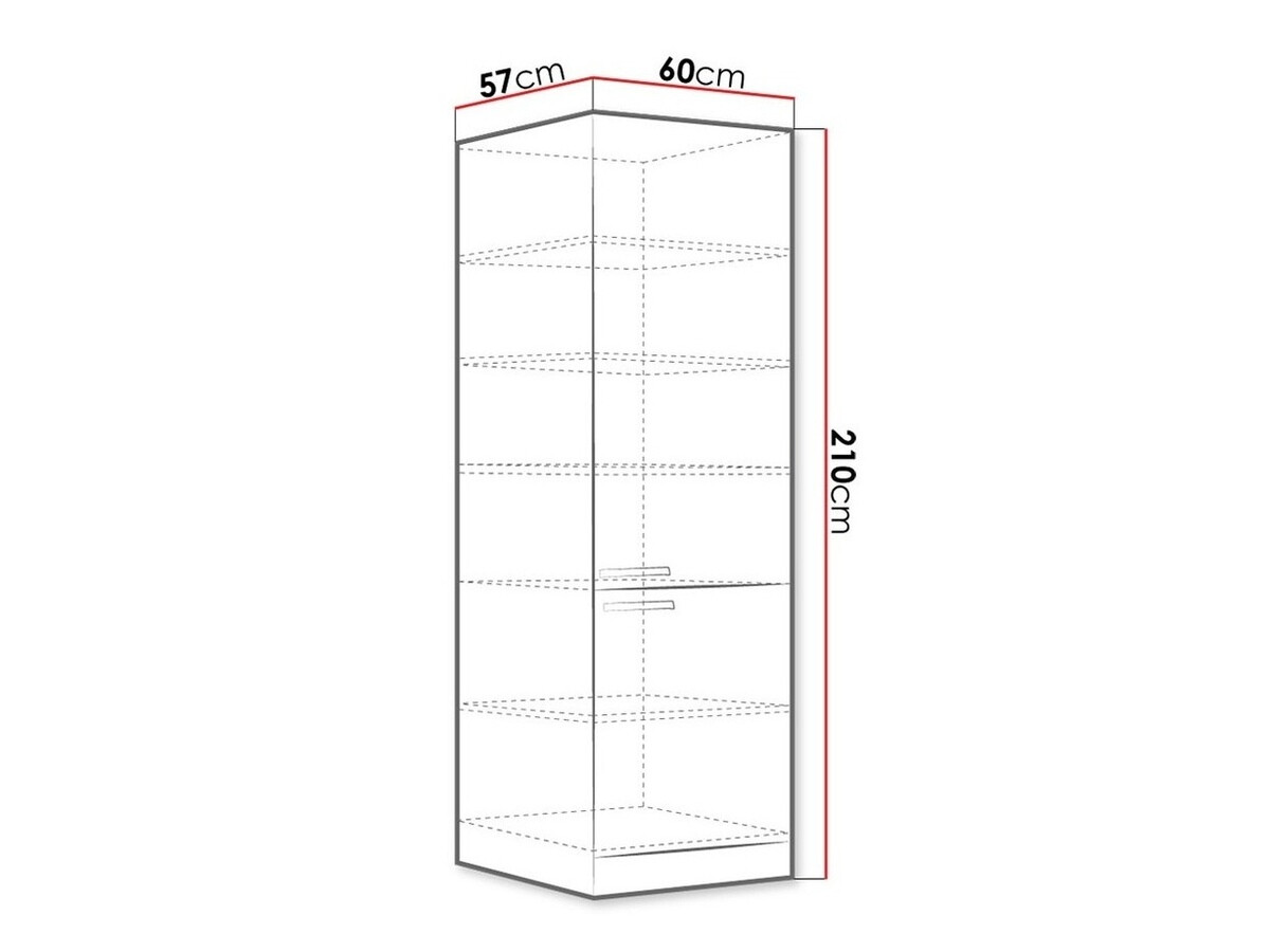 Modularni ormarić s vratima Multi Cream 114