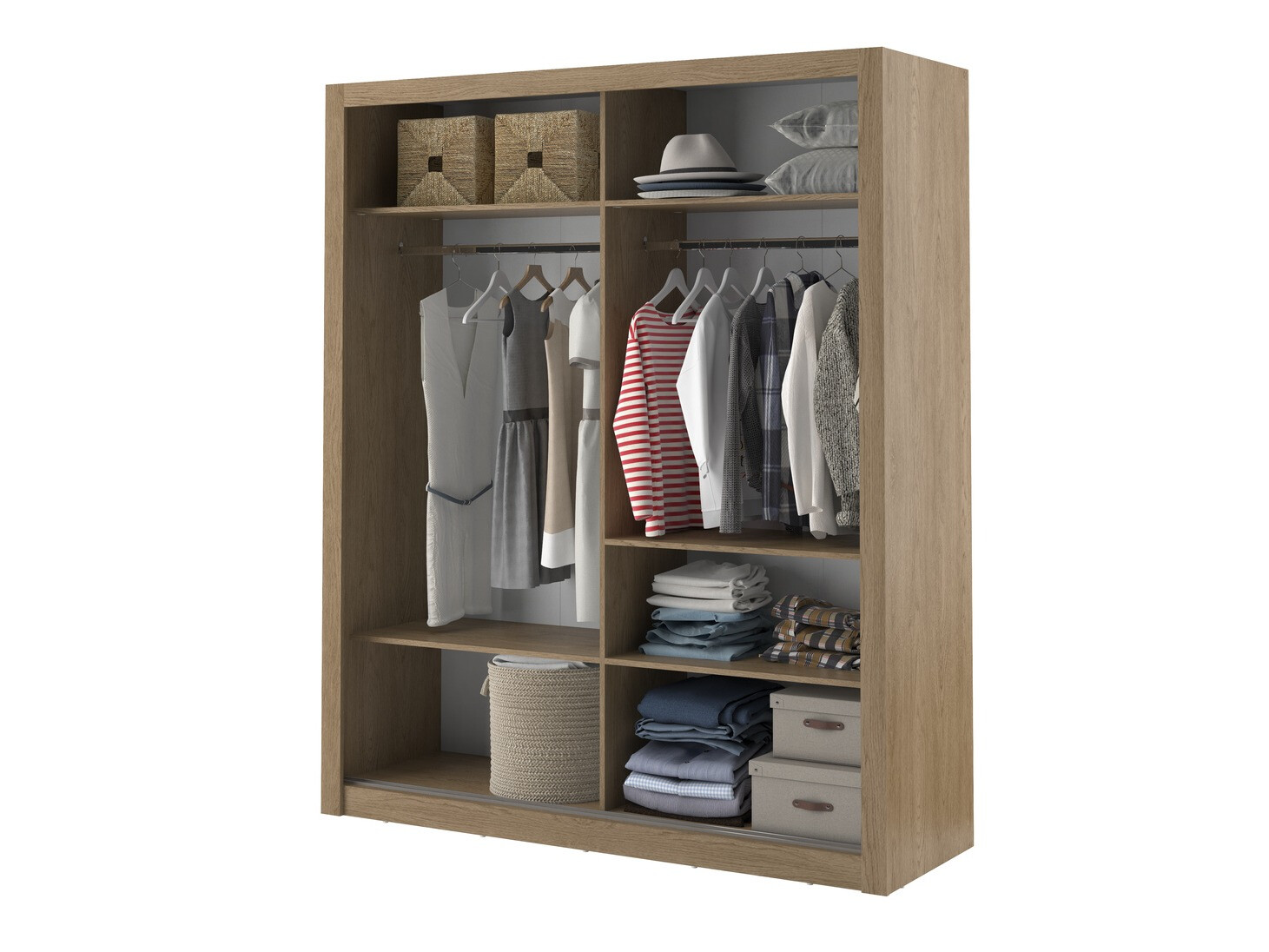 Ormar Fresno 102 (Svijetli hrast)