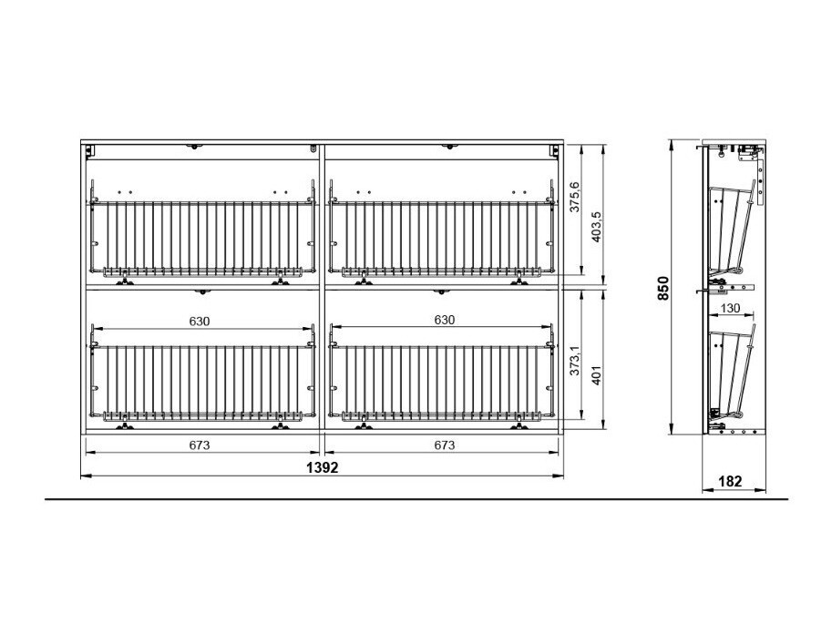 Ormarić za cipele Sacramento 314