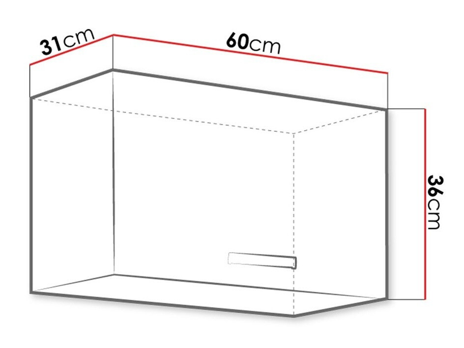 Modularan zidni ormarić Multi Cream 113