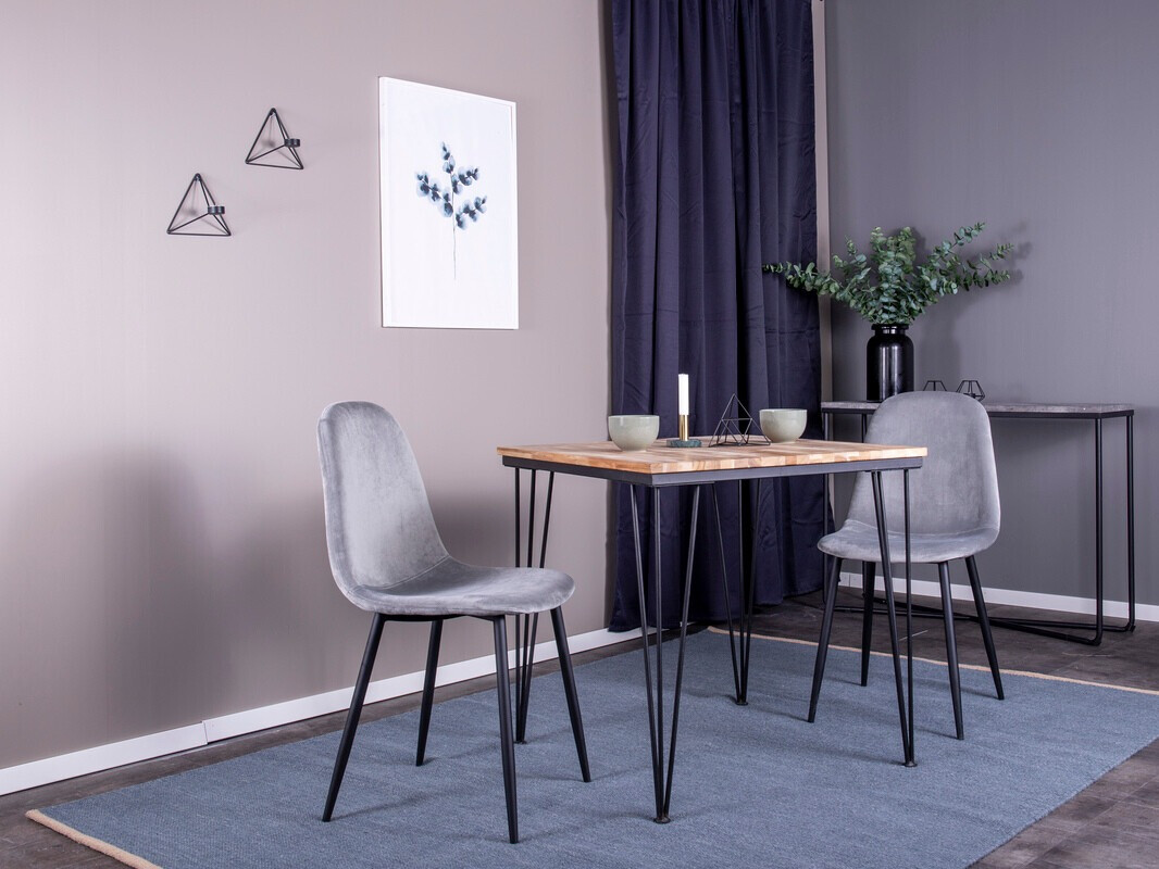 Stolica Dallas 2699 (Svijetlo siva + Crna)