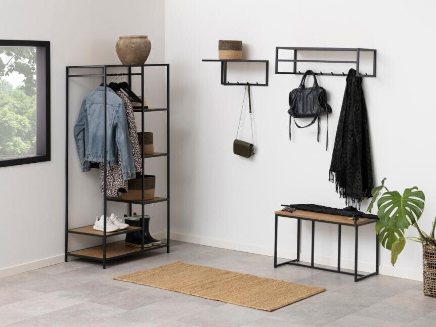 Vješalica Norsica Sevferi 159 (Divlji hrast + Crna)