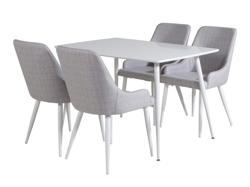 Blagovaonski set Dallas 1895 (Bijela + Svijetlo siva)