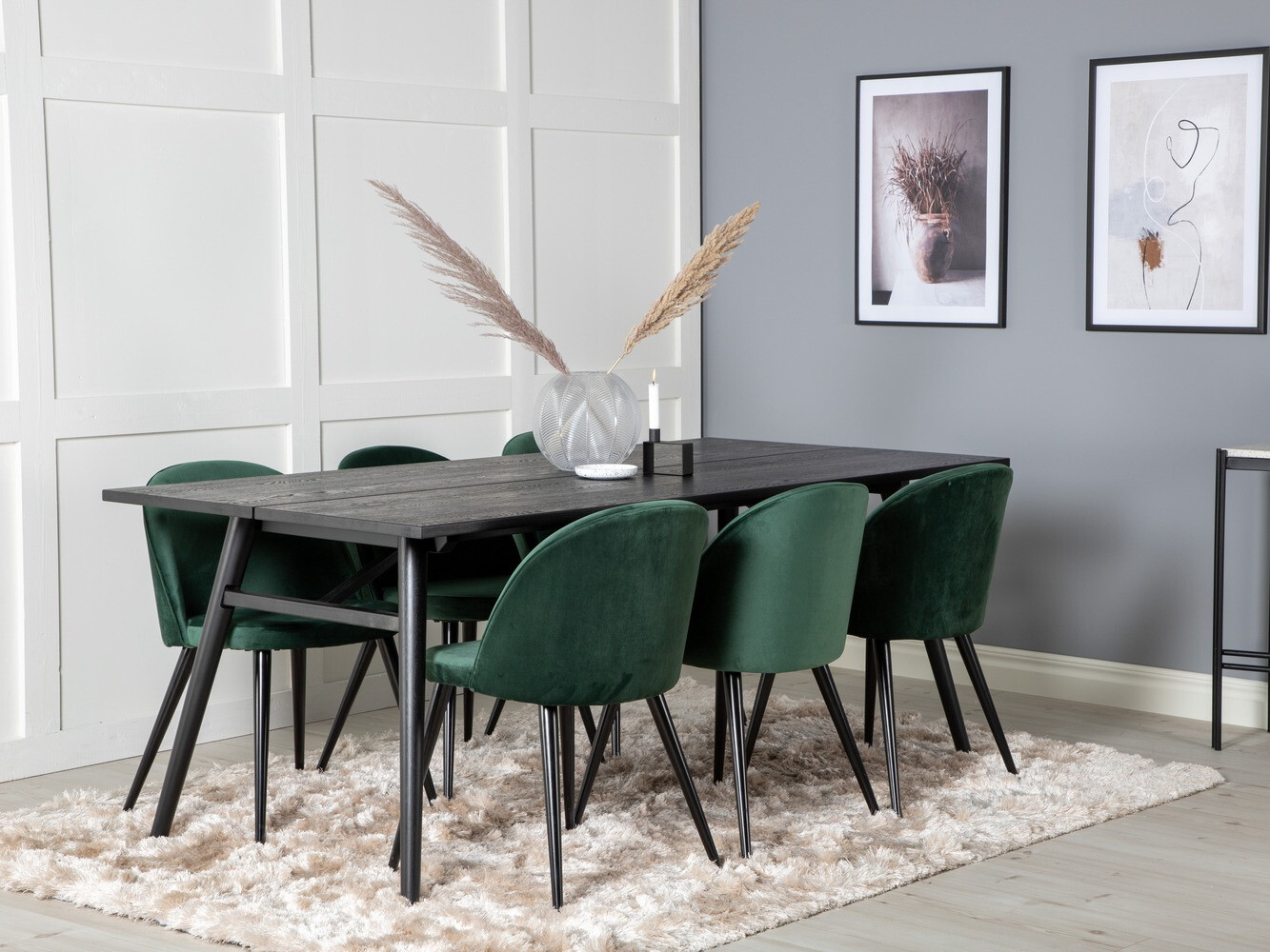 Blagovaonski set Dallas 1676 (Zelena + Crna)