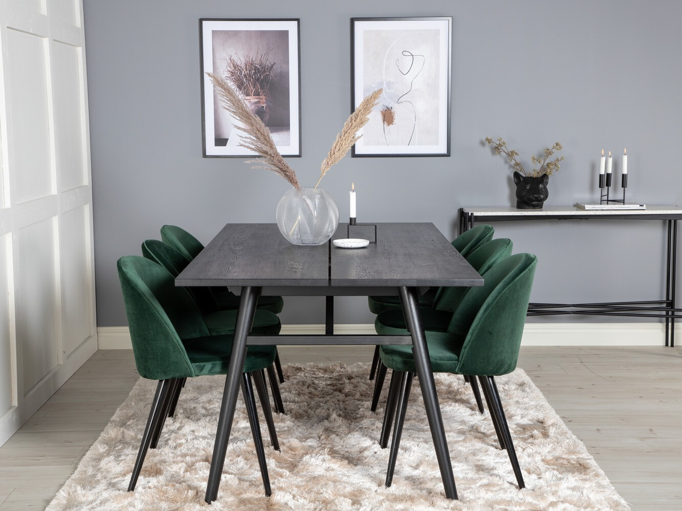 Blagovaonski set Dallas 1676 (Zelena + Crna)