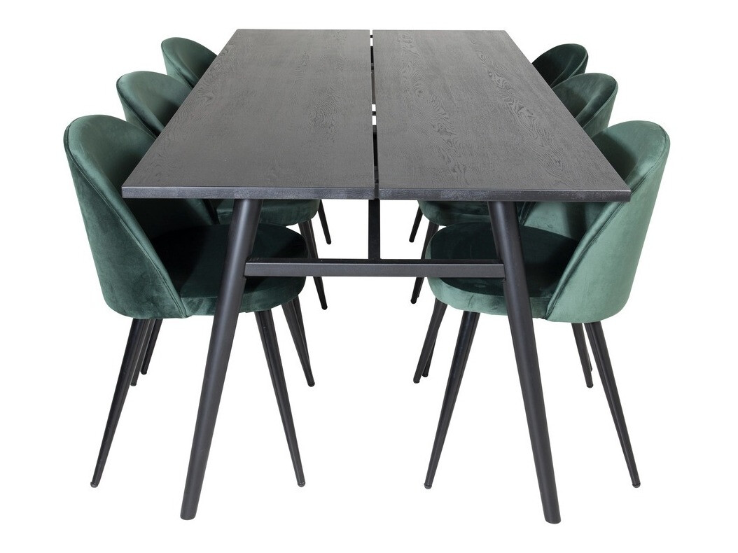 Blagovaonski set Dallas 1676 (Zelena + Crna)