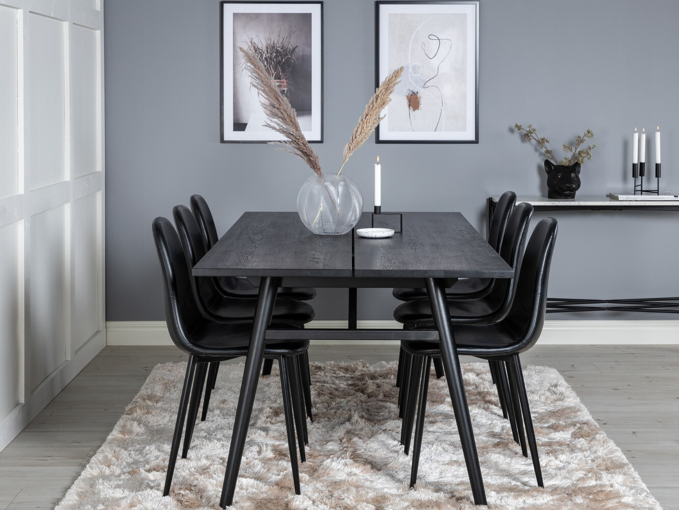 Blagovaonski set Dallas 1681 (Crna)