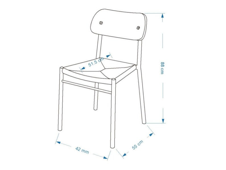Blagovaonski set Dallas 1785 (Crna)