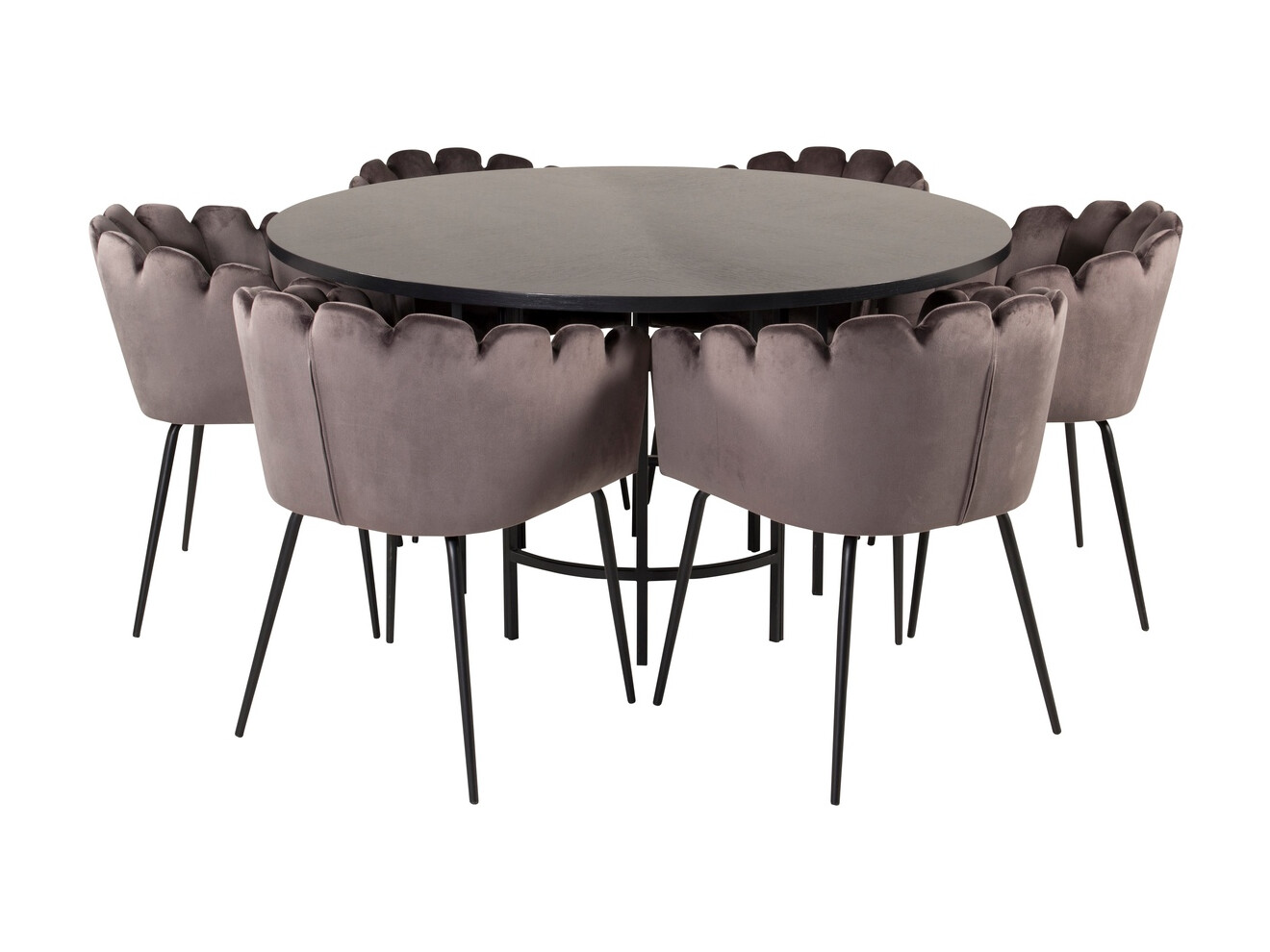 Blagovaonski set Dallas 312 (Siva + Crna)