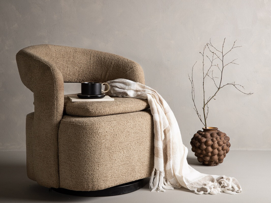 Fotelja Dallas 3170 (Bež + Crna)