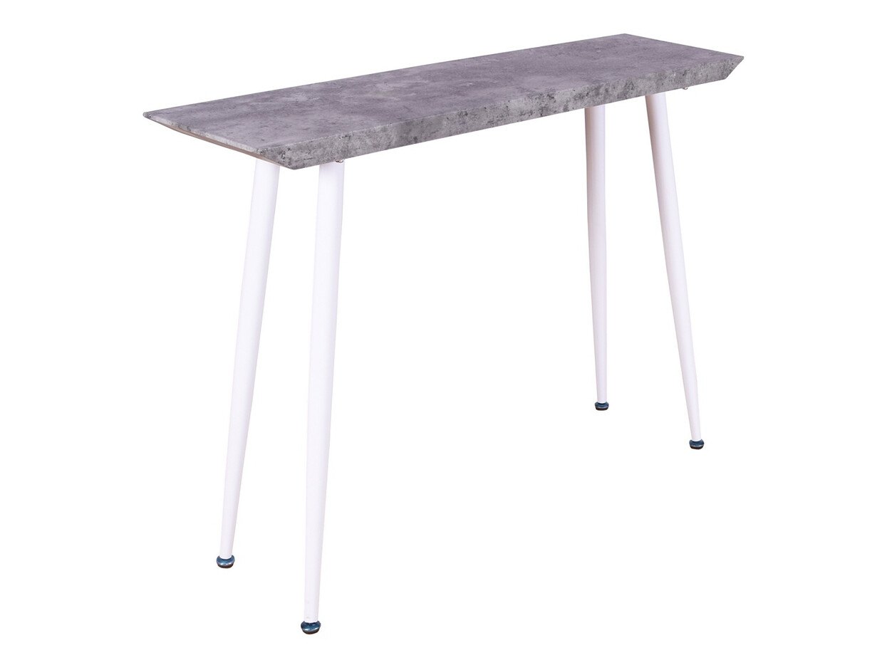 Konzolni stolić Dallas 226 (Boja betona + Bijela)