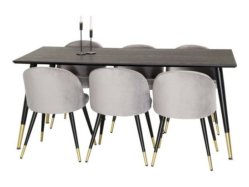 Blagovaonski set Dallas 346 (Siva + Crna)