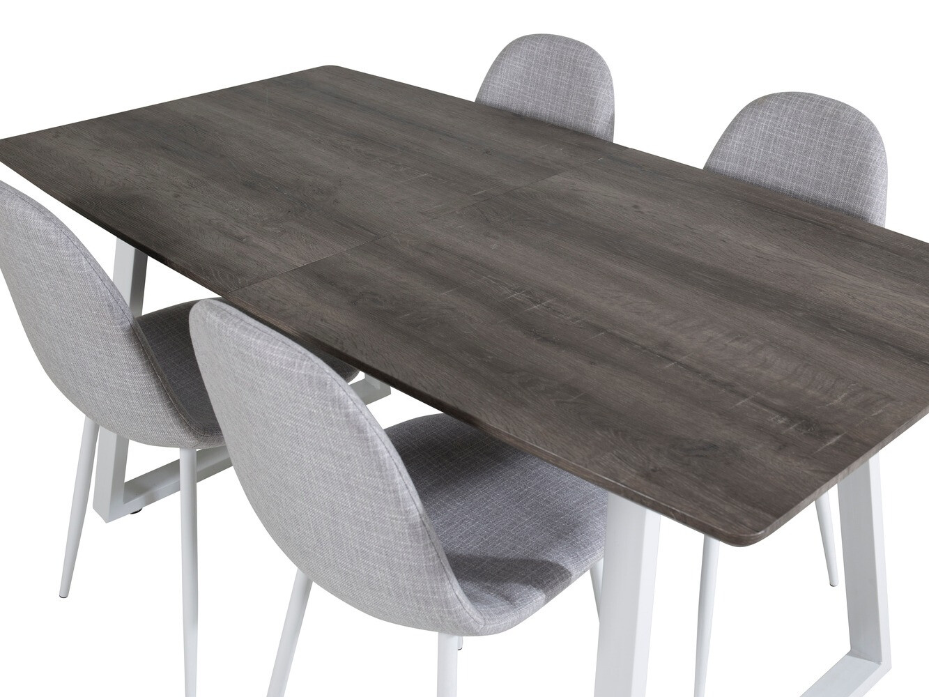 Blagovaonski set Dallas 1979 (Bijela + Svijetlo siva)